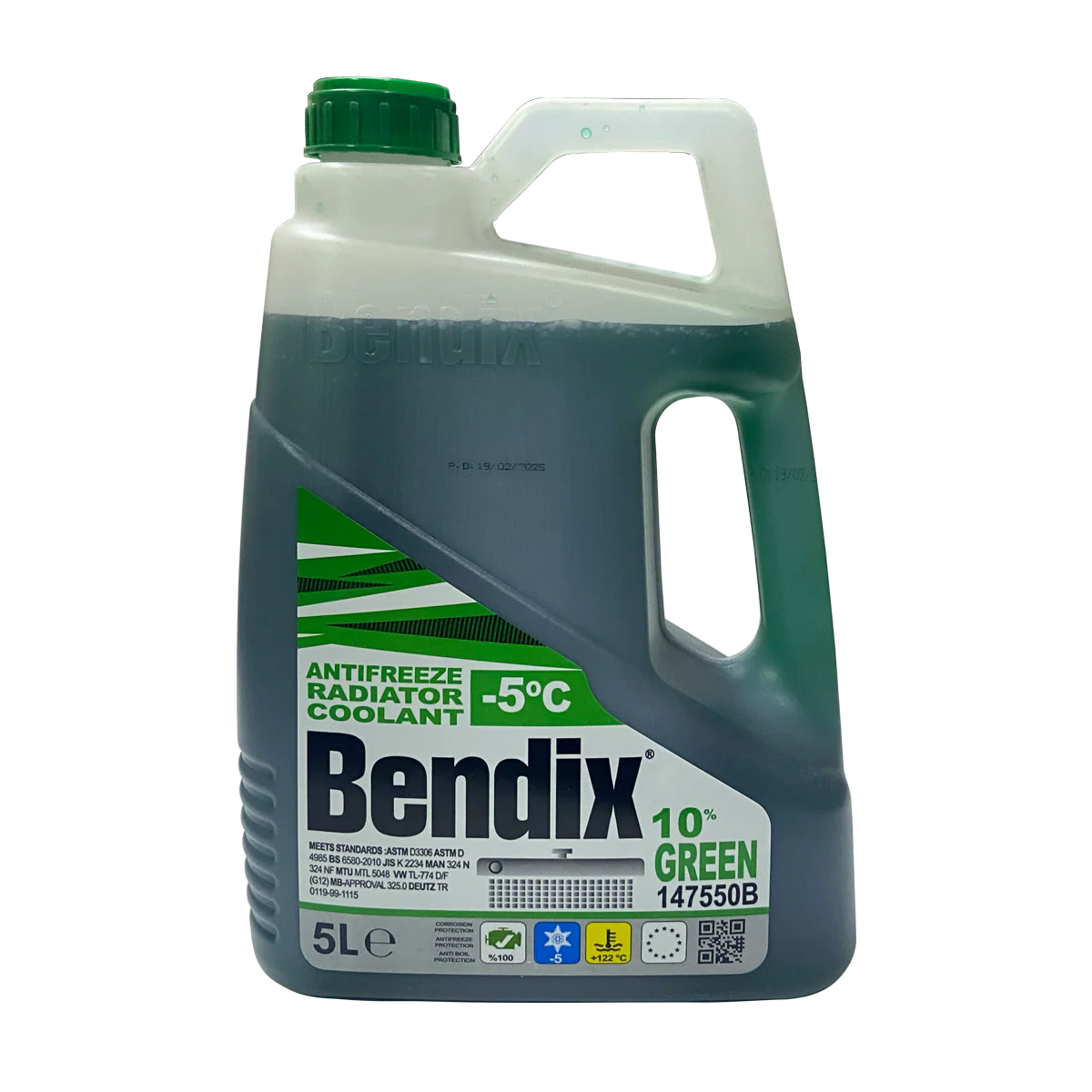 LIQUIDE REFROIDISSEMENT 5L BENDIX (VERT) — 147550B