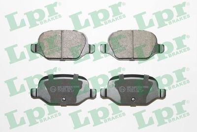 PLAQUETTE DE FREIN AR FIAT 500 PANDA PUNTO LPR 05P872 — 510832