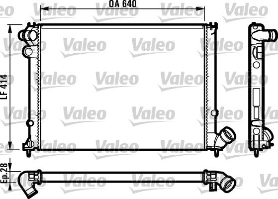 RADIATEUR PSA 406 1.8 ESS 731831 1301GA — 58019