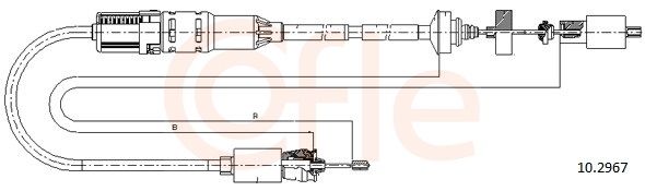CABLE EMB REN LAG I REG AUTO 8200018668 — 92.10.2967