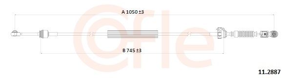 CABLE VIT REN MEG II D 7701474699 — 92.11.2888