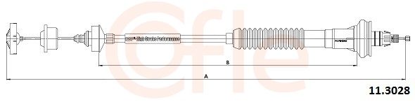 CABLE EMB PEU 206 REG AUTO 2150AX/9633433180 — 92.11.3028
