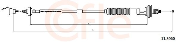 CABLE EMB PSA 206 2150EG 9686559380 — 92.11.3060