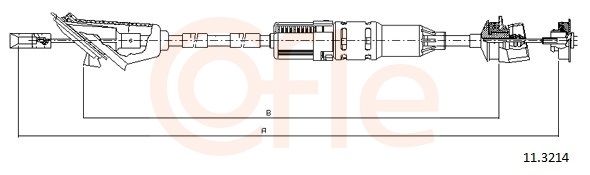 CABLE EMB PSA SAXO-106 REG AUTO 2150Q5 — 92.11.3214
