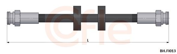 FLEXIBLE FREIN AR PSA NEMO BIPPER FIAT FIORINO 4806K0 6T48037 — 92.BH.FI013
