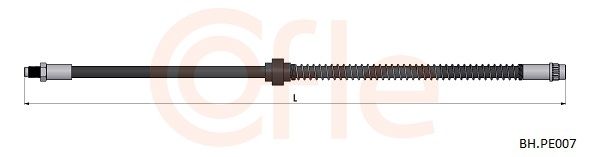 FLEXIBLE FREIN AV PSA BERLINGO PARTNER XSARA ZX 4806E9 6T46616 — 92.BH.PE007