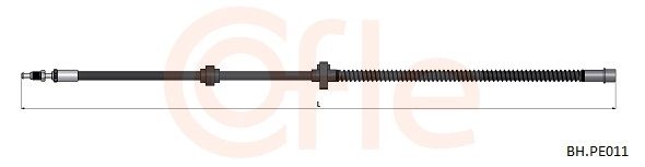 FLEXIBLE FREIN AR PSA 407 508 C5 III C6 4806E7 4806K2 6T47876 — 92.BH.PE011