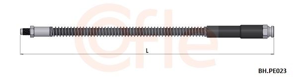 FLEXIBLE FREIN AV PSA C15 VISA 205 480629 480674 6T46034 — 92.BH.PE023