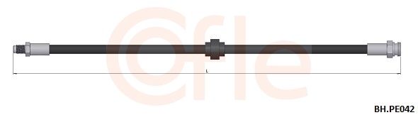 FLEXIBLE FREIN PSA 205 505 FIAT RITMO REGATA 1623253780 6T46032 — 92.BH.PE042