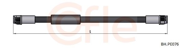 FLEXIBLE FREIN AR PSA JUMPY II EXPERT II FIAT SCUDO 4806H5 6T48047 — 92.BH.PE076