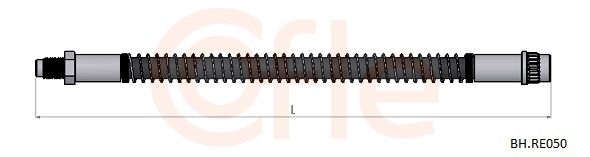 FLEXIBLE FREIN AR REN TRAFIC II III OPEL VIVARO A B 8200003481 6T48003 — 92.BH.RE050