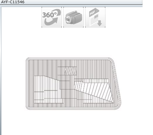VERRE DE PHARE D IVECO DAILY — AYF-C11546
