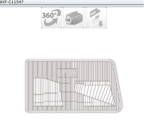 VERRE DE PHARE G IVECO DAILY — AYF-C11547