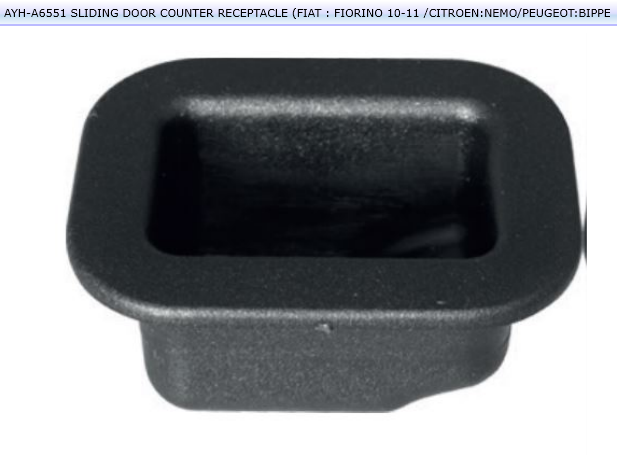 AGRAFFE PORTE COULISSANTE FIORINO NEMO BIPPER — AYH-A6551