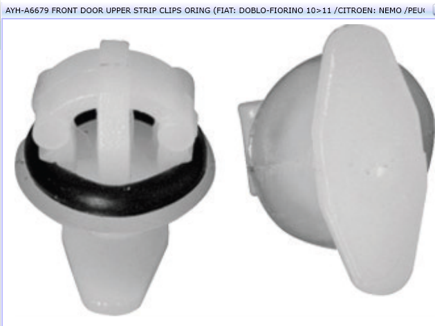 AGRAFFE FIORINO DOBLO BIPPER NEMO — AYH-A6679