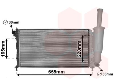 RADIATEUR ZZ FIAT PUNTO II 1.2 99+ 732578 — BFI021018