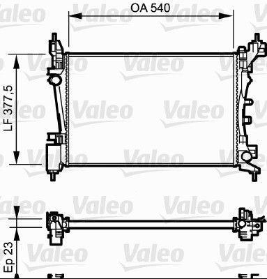 RADIATEUR ZZ PUNTO GRANDE QUBO 05+ 735042 — BOP175026