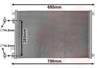 RADIATEUR CLIM ZZ MEGANE II GRAND SCENIC ESS DIE II 817608 — CRN543016