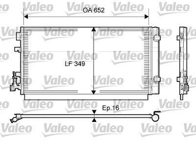 RADIATEUR CLIM ZZ MEGANE III GRAND SCENIC III 814094 — CRN921016