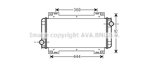 RADIATEUR FIESTA 1984--> 883956 54613 — FD2044