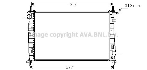 RADIATEUR MONDEO 1.8TD 731257 509527 — FDA2185