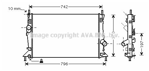 RADIATEUR FOCUS 04--> 734320 53403 — FDA2369