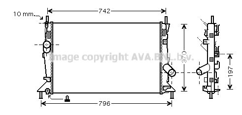 RADIATEUR *FOCUS*1.4 2004--> 55327 — FDA2370