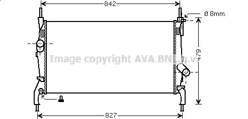RADIATEUR*FORD TRANSIT 06-->14 53746 — FDA2405