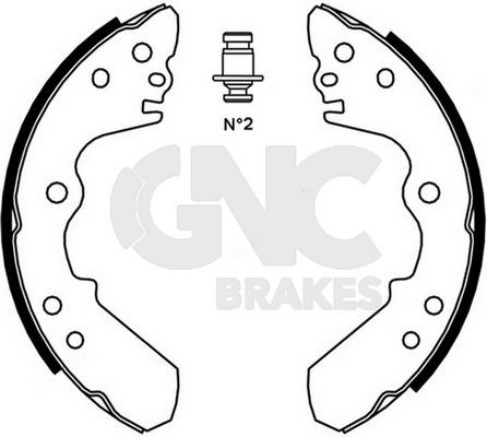 JEUX MACHOIRE AR ISUZ D-MAX FASTER OPEL CAMPO 06340 JP — G0015