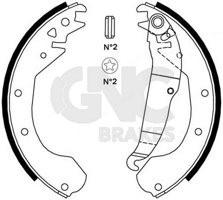JEUX MACHOIRE AR OPEL COMBO 04650 — G0324