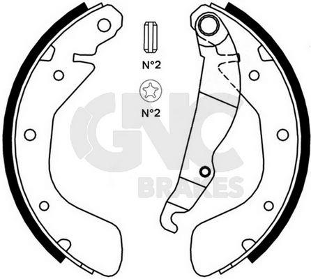 JEUX MACHOIRE AR OPEL ASTRA F CORSA A 06790 — G0383