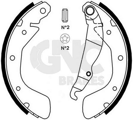 JEUX MACHOIRE AR OPEL ASTRA F 06800 — G0384