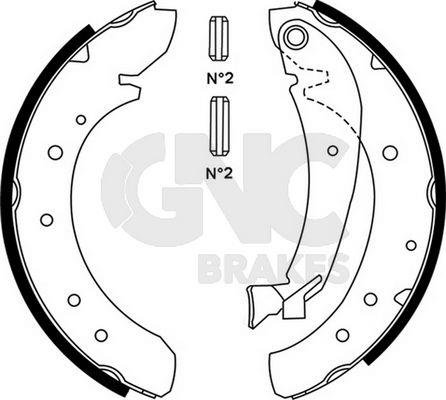 JEUX MACHOIRE AR PSA JUMPY BOXER FIAT DUCATO 07120 — G0544