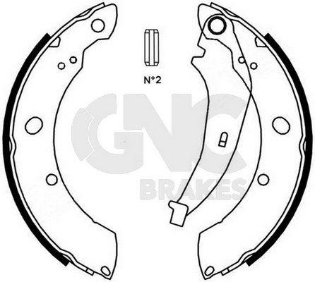 JEUX MACHOIRE AR VW POLO V SKODA RAPID 01182 VAG — G0846