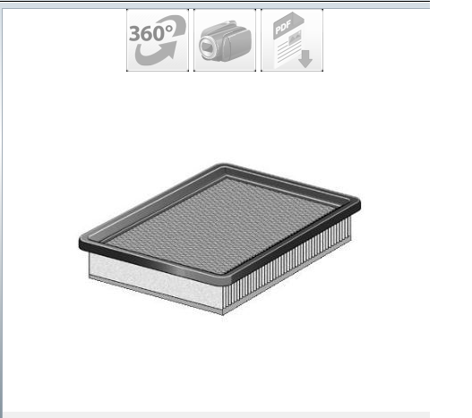 FILTRE A AIR C4 II 308 P713 — GRT-12125