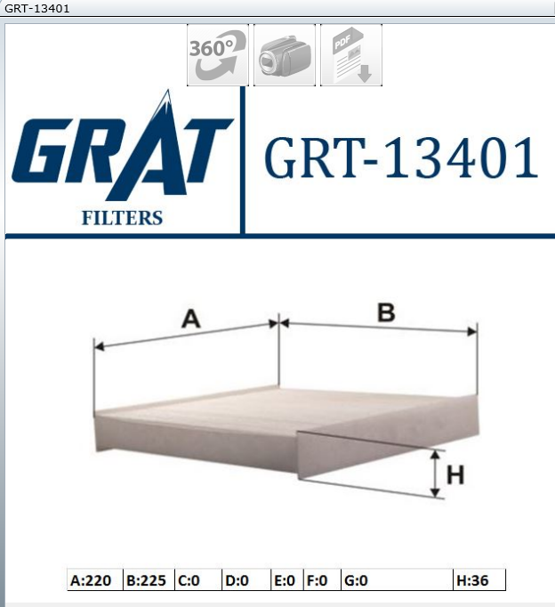 FILTRE HABITCLE PSA PART CIT BERL XSARA HB141 — GRT-13401