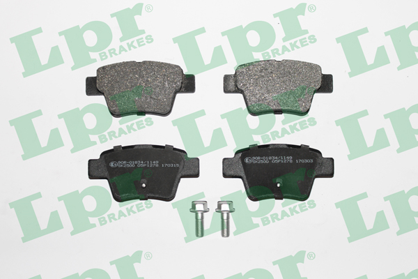 PLAQUETTES FREIN AR 207/307/C4 — LPR05P1278