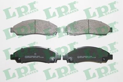 PLAQ DE FREIN ISUZU D-MAX — LPR05P1372