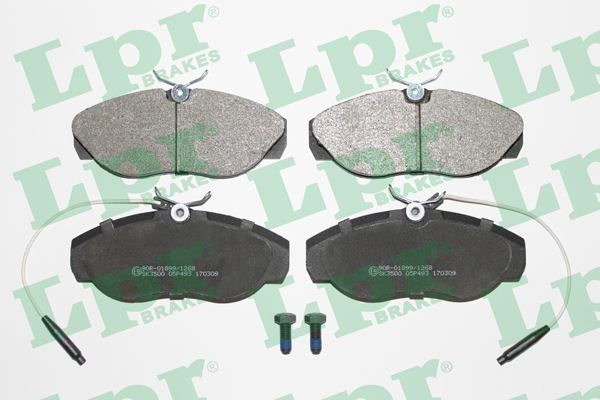 PLAQUETTES FREIN BOXEUR-AV- — LPR05P493