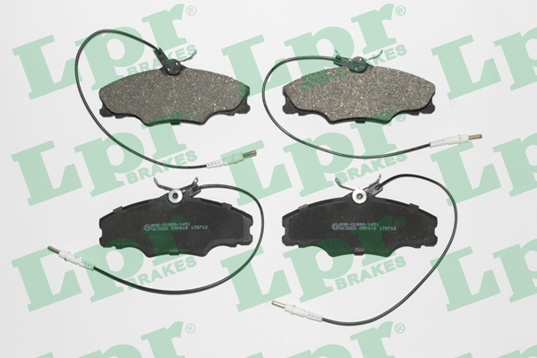 PLAQUETTE FREIN 406 AV AM — LPR05P619