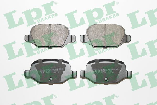 PLAQUETTE FREIN AR PEUGEOT BIPPER/PANDA 1.4 HDI — LPR05P872