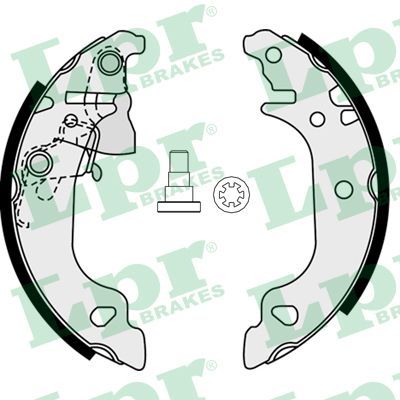 MACHOIRES FREIN GRANDE PUNTO +ABS 99+ — LPR07920