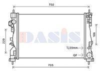 RADIATEUR GIULIETTA 1.4 TB/2.0 JTDM — MAF397023