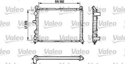 RADIATEUR FIAT TEMPRA TIPO 811071 — MFI028034