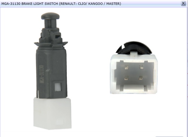 APPAREIL STOP CLIO KANGO MASTER — MGA-31130