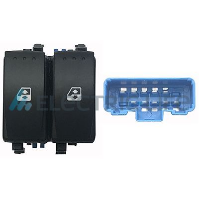 BOUTON LEVE VITRE DOUBLE BLEU AV G MEG II — MGA-31153