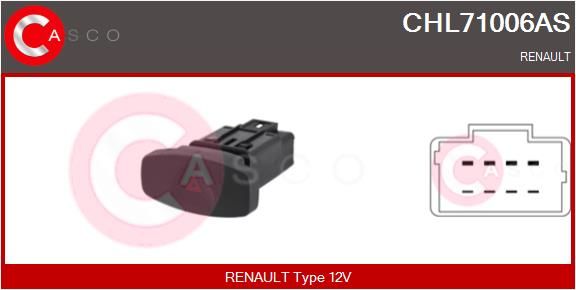 BOUTON 4 CLIGOTON CLIO II III LOGAN SYMBOL — MGA-31164