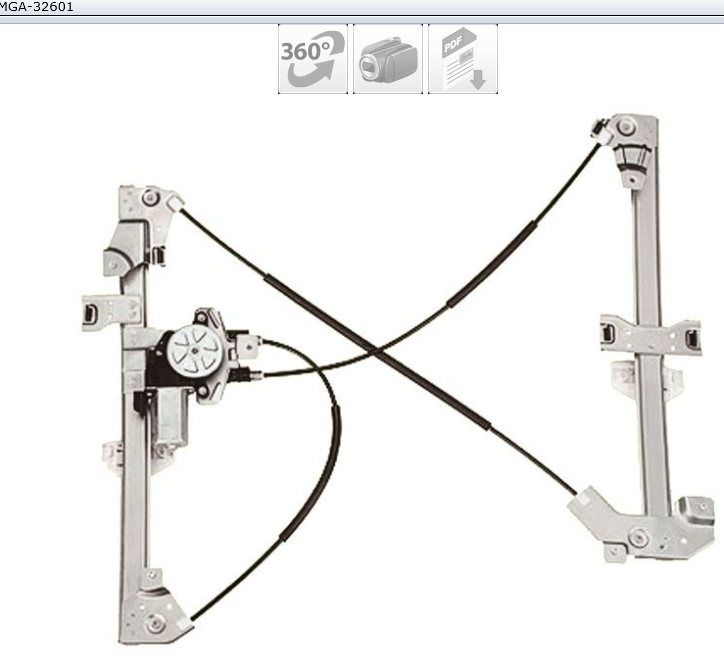 APPAREIL MONTE GLACE D PARTNER BERLINGO 96 9222G1 — MGA-32601