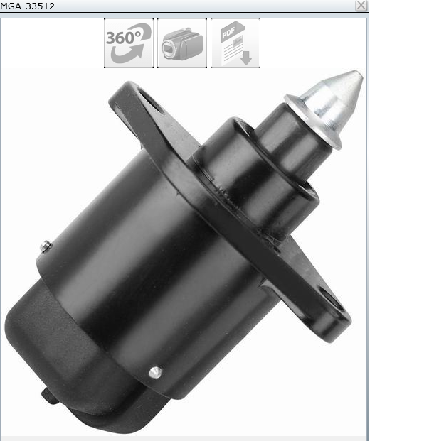 MOTEUR PAS A PAS AX ZX CLIO I 1.2 7076356 — MGA-33512