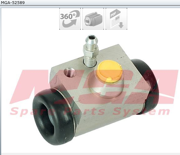 CYLINDER DE ROUE DACIA LOGAN SANDERO LPR4078 FHW404 7701047838 — MGA-52589
